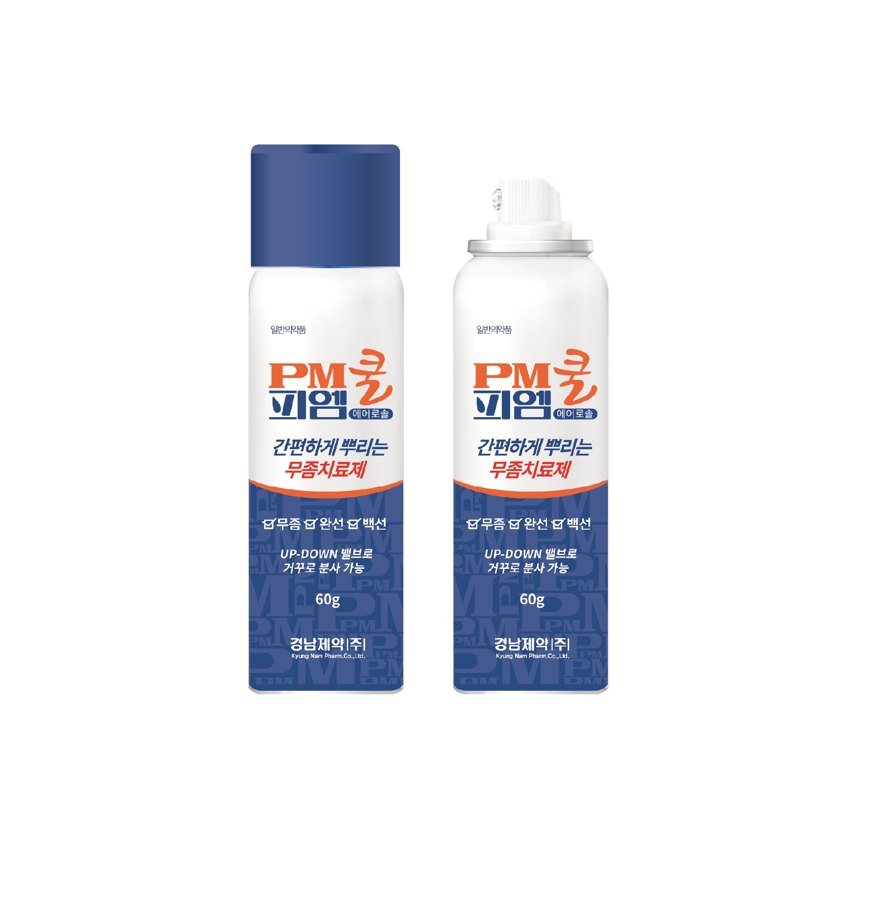 피엠쿨에어로솔 제품 사진