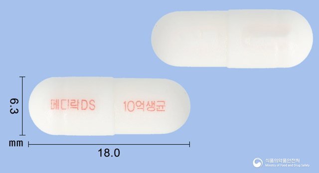 메디락디에스장용캡슐 낱알